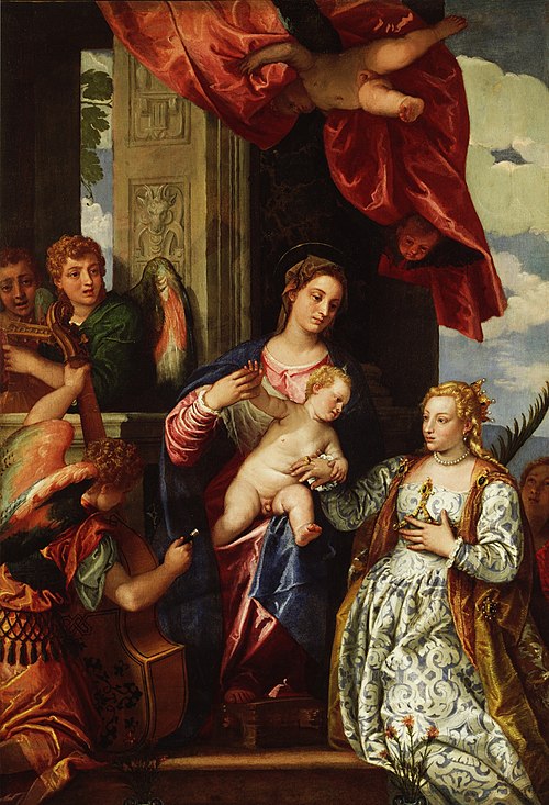 The Mystic Marriage of St. Catherine, 1550, Paul Véronèse