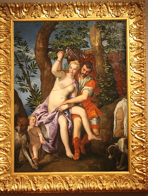 Venus and Adonis, 1570, Paul Véronèse