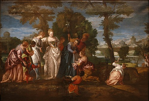 Moïse sauvé des eaux, 1580, Paul Véronèse