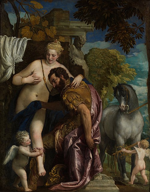 Vénus et Mars, 1570, Paul Véronèse