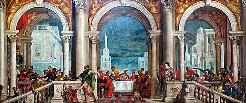 Le Repas chez Levi, 1573, Paul Véronèse