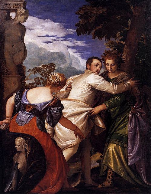 Allégorie du Vice et de la Vertu, 1565, Paul Véronèse
