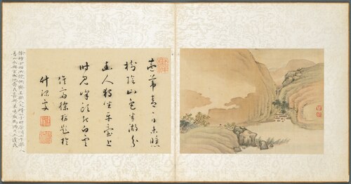 Album of Miscellaneous Subjects, Leaf 3, 1662, Fan Qi