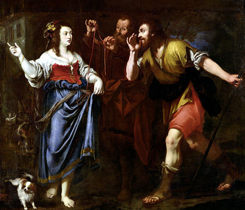 Rahab et les émissaires de Josué, 1650, Matteo Rosselli