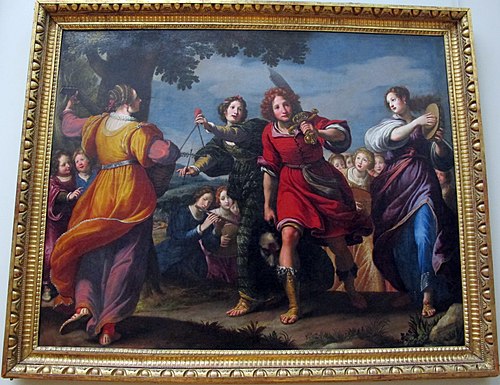 Le Triomphe de David, 1630, Matteo Rosselli