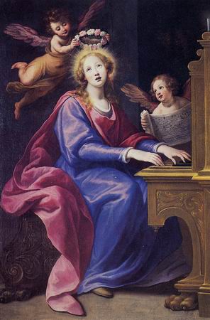 Sainte Cécile, 1615, Matteo Rosselli
