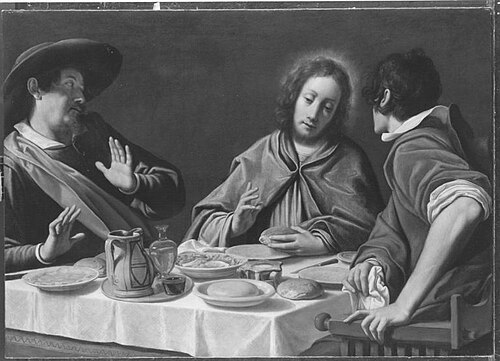 Christus und die Jünger in Emaus, 1622, Matteo Rosselli