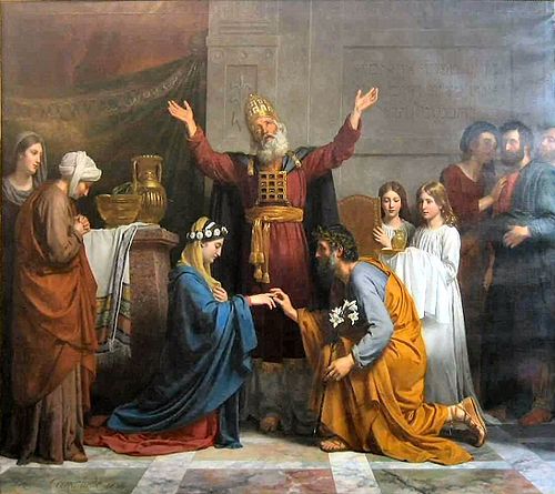 The Marriage of the Virgin, 1824, Alexandre-François Caminade