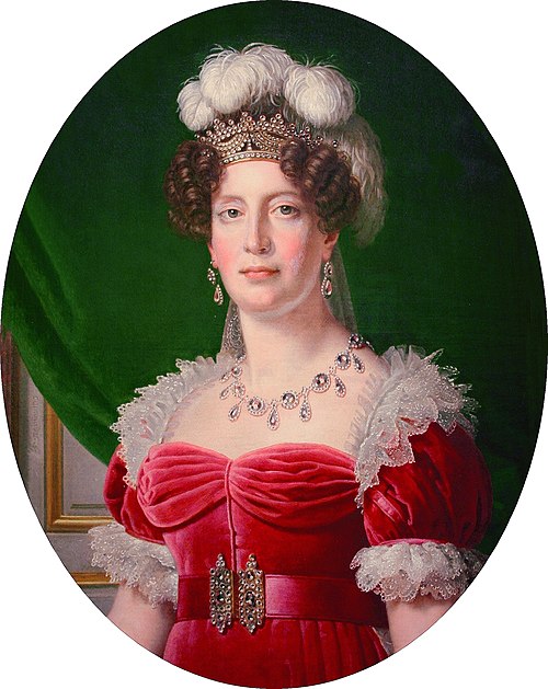 Portrait of Marie Thérèse Charlotte de France, Duchesse d'Angoulême (1778-1851), 1827, Alexandre-François Caminade