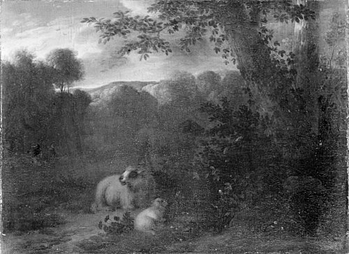Landscape with Sheep, 1695, Jan Vermeer van Haarlem le jeu