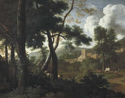 Italian Landscape, 1685, Jan Vermeer van Haarlem le jeu