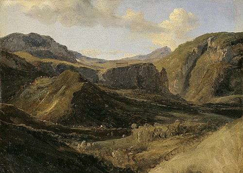 Le Temple de Ségeste, 1812, Achille Etna Michallon