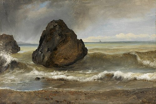 Vue de mer, à Salerme, 1812, Achille Etna Michallon