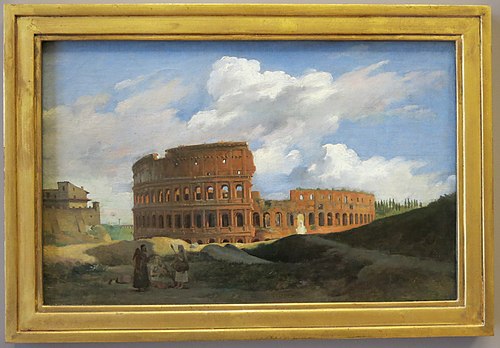 Vue du Colisée à Rome, 1812, Achille Etna Michallon