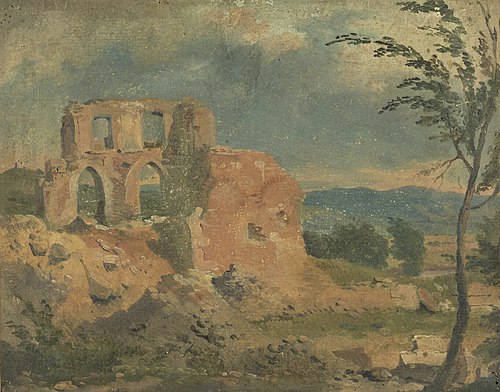 Ruines dans un paysage, 1812, Achille Etna Michallon