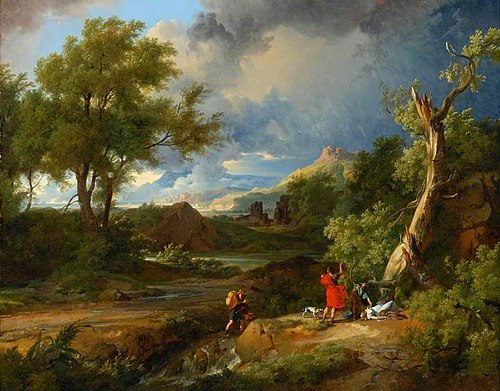 After the Thunderstorm, 1817, Achille Etna Michallon
