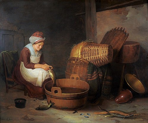La Marchande de poissons, 1814, Jenny Legrand