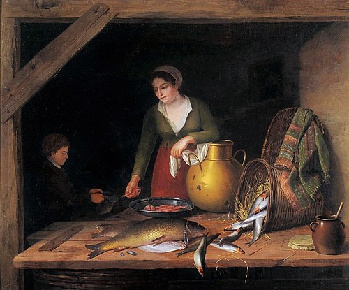 Un intérieur de cuisine, 1814, Jenny Legrand