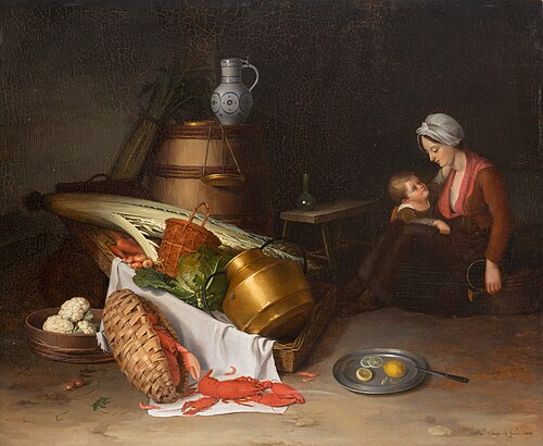Intérieur de cuisine, 1814, Jenny Legrand