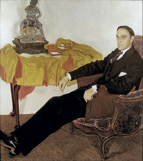 Portrait of Mikhail Ivanovich Terestjenko, 1910, Alexandre Golovine