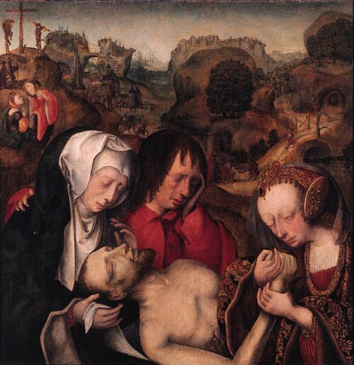 Lamentation, 1500, Maître de la Virgo inter Virgi