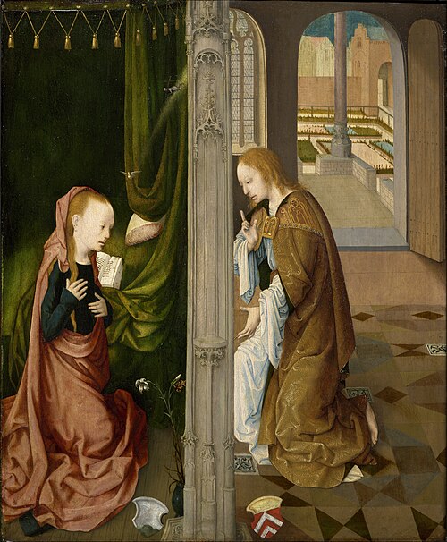 L'Annonciation, 1500, Maître de la Virgo inter Virgi