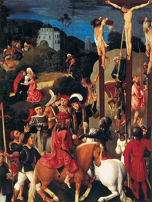 La Crucifixion, 1487, Maître de la Virgo inter Virgi