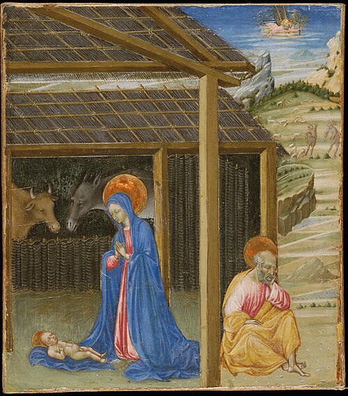 The Nativity, 1457, Giovanni di Paolo