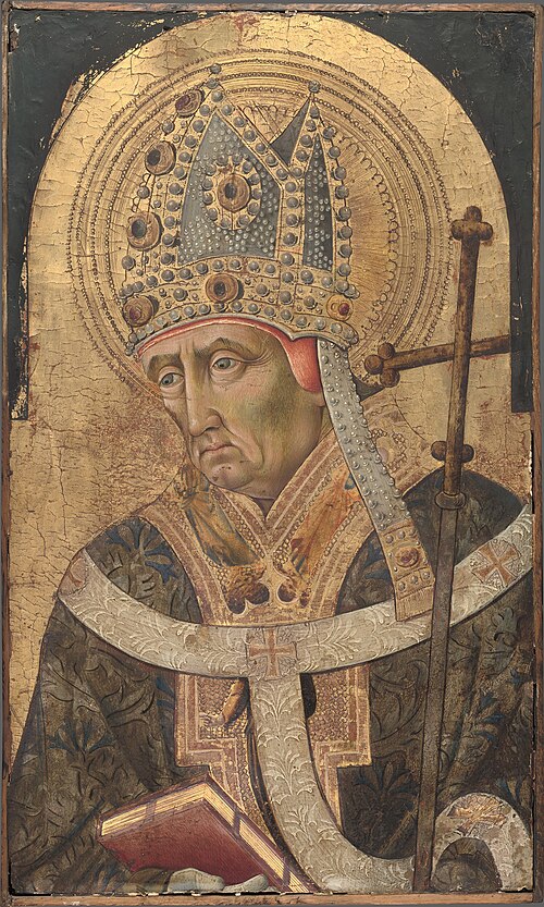 Saint Augustine, 1467, Giovanni di Paolo