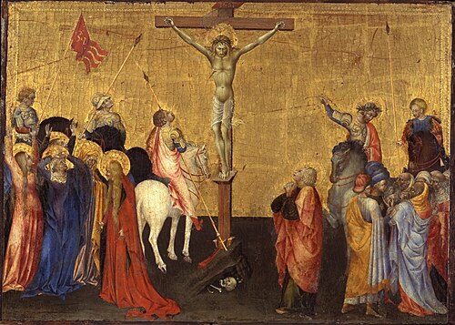 Crucifixion, 1442, Giovanni di Paolo