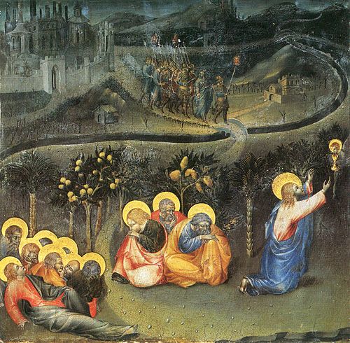 Christ in the Garden of Gethsemane, 1445, Giovanni di Paolo