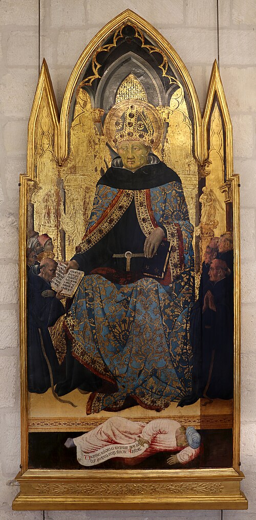 Saint Augustin, 1472, Giovanni di Paolo