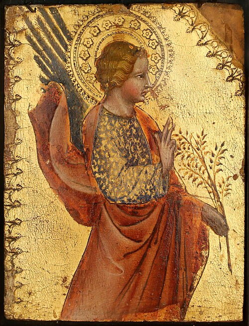 L'Ange de l'Annonciation, 1430, Giovanni di Paolo