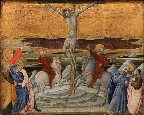 Calvary, 1450, Giovanni di Paolo