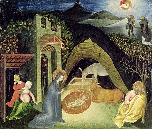 Nativity, , Giovanni di Paolo