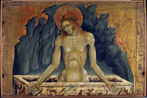 Man of Sorrows, 1455, Giovanni di Paolo