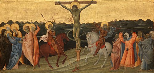 La Crucifixion, 1447, Giovanni di Paolo