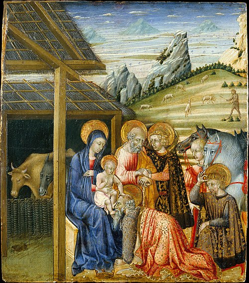 L'Adoration des Mages, 1460, Giovanni di Paolo