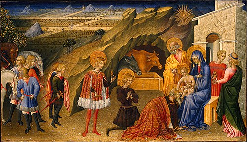 The Adoration of the Magi, 1450, Giovanni di Paolo