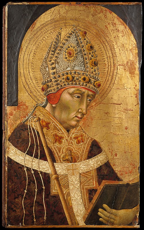 Saint Ambrose, 1467, Giovanni di Paolo