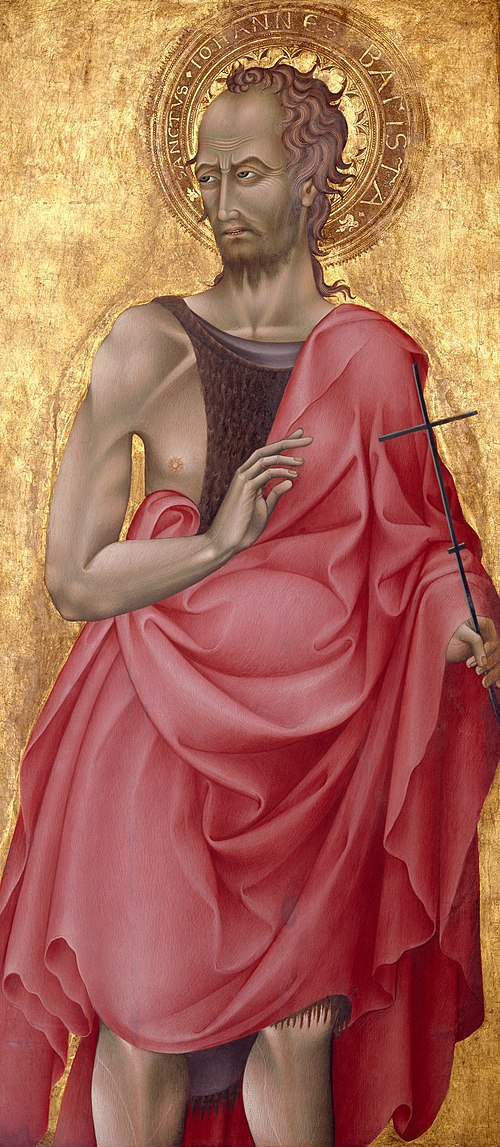 Saint John the Baptist, 1437, Giovanni di Paolo