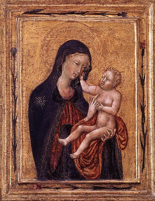 Virgin and Child, 1440, Giovanni di Paolo
