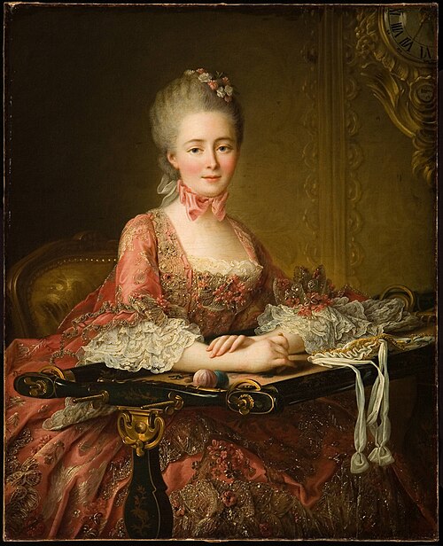 Marquise de Caumont La Force, 1767, François-Hubert Drouais
