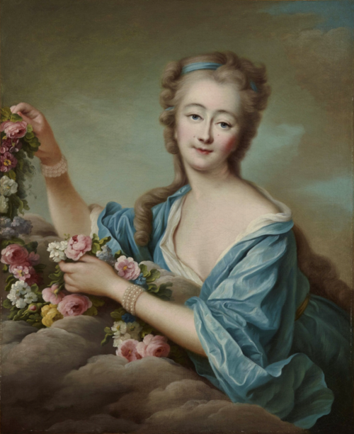 Jeanne Bécu, comtesse Du Barry, en Flore, 1774, François-Hubert Drouais