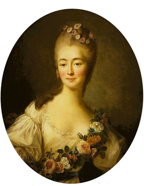 Portrait de la comtesse Du Barry en Flore, 1769, François-Hubert Drouais