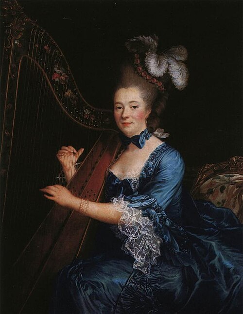 Portrait of Geneviève Rinteau de Verrières, (1730-1775) Mistress of Maurice de Saxe, 1770, François-Hubert Drouais