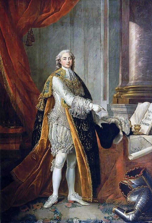 Louis-Stanislas-Xavier, comte de Provence (1755-1824), 1774, François-Hubert Drouais