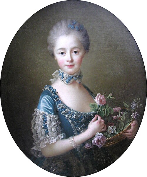 Lady Amelia Darcy, 9th Baroness Conyers (1754-1784), 1750, François-Hubert Drouais