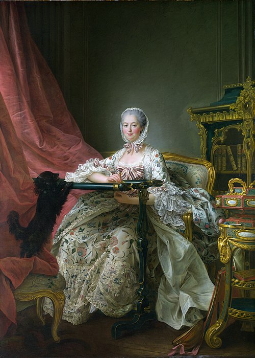 Madame de Pompadour à son métier à broder, 1763, François-Hubert Drouais