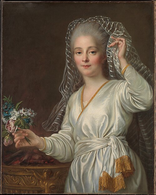 Portrait of a Young Woman as a Vestal Virgin, 1767, François-Hubert Drouais